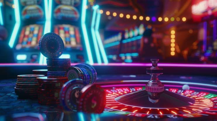 Antarmuka permainan Hacksaw Gaming yang dimuat di rp55k pada browser seluler
